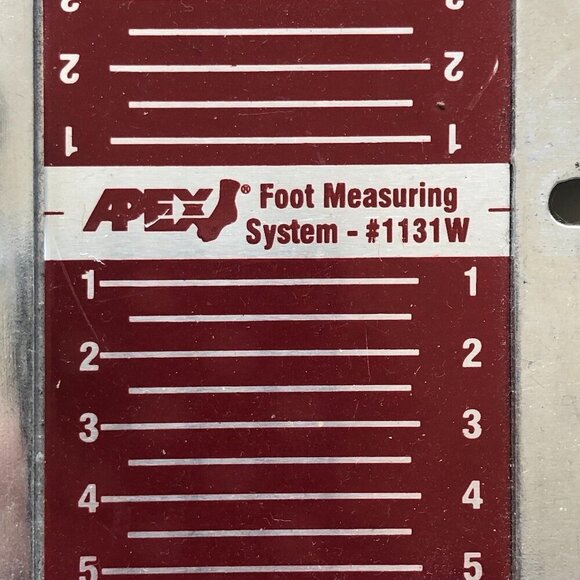 APEX Foot Measuring System 1131W Ladies/Women's Shoe Size Foot Measuring Tool - Picture 10 of 11